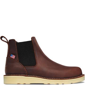Botas Danner Bull Run Chelsea Hombre Marrom | MX1187ZG