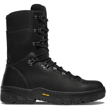 Botas Tácticas Danner Wildland Tactical Firefighter 8" Smooth-Out Hombre Negros | MX1401MA