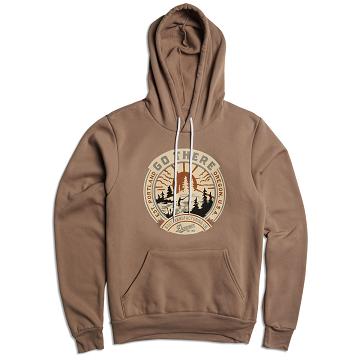 Ropa Danner Go There Pullover Hoodie Mujer Marrom | MX1459YU